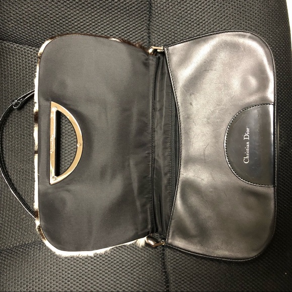 💫SOLD💫*RARE* Vintage Christian Dior Malice Pony Hair Bag - Picture 9 of 13